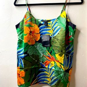 NWT Forever 21 forest top m